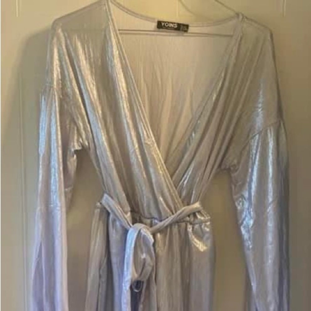 Metallic romper